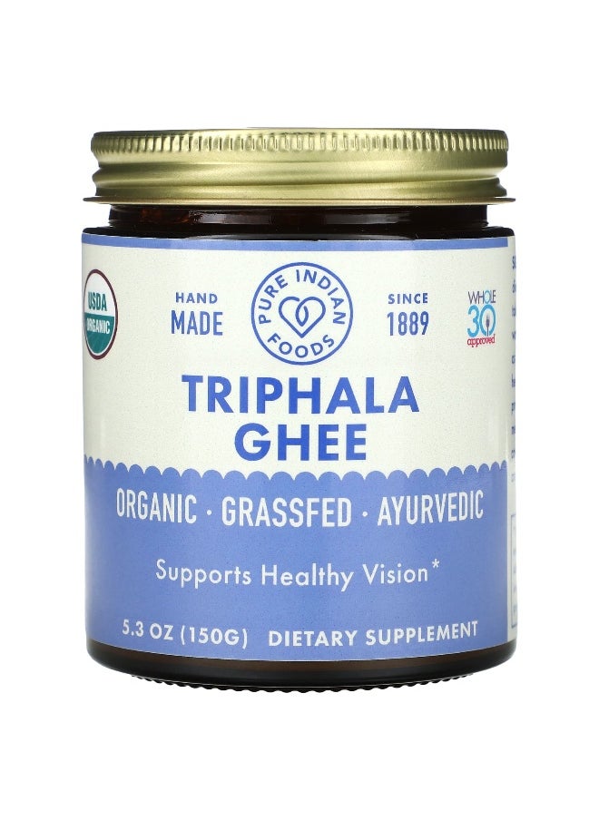 Pure Indian Foods Pure Indian Foods, Organic Triphala Ghee, 5.3 oz (150 g)  - Image 1