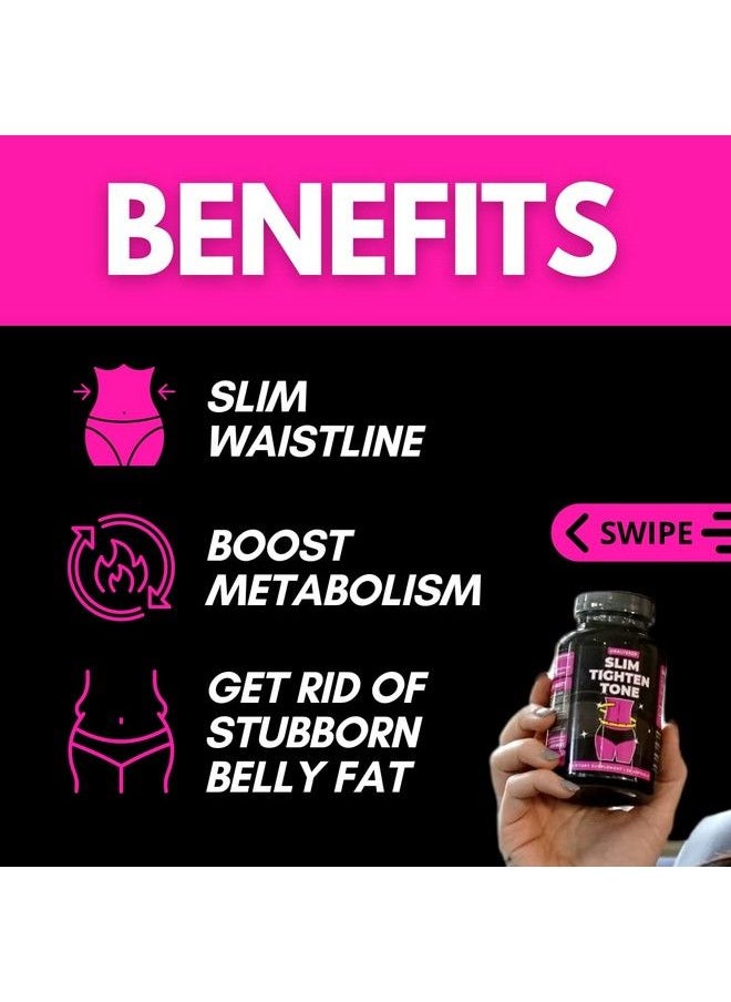 UNALTERED - Belly Fat Burner For Women Lose Stomach Fat Reduce Bloating & Avoid Hormonal Weight Gain Supports Menopause Pms & Other Hormone Balance Issues Keto Diet Safe Weight Loss Supplement 90 Ct - Image 1