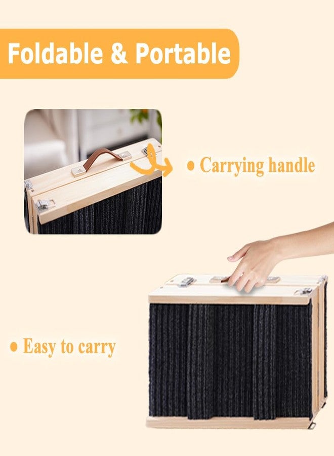 Aitakatta Adjustable Dog Ramp, Portable Folding Pet Ramp, 32" Long Wooden Pet Ramp for Bed with Non-Slip Traction Mat for Small Dogs, Dog Climbing Ladder for Sofa, Bed, Couch, Car (LGPT1, Gray) - Image 4