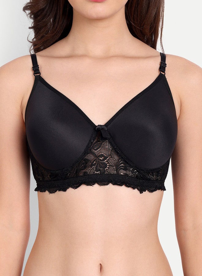 FIMS Floral Lightly Padded Cotton Bra - Image 4
