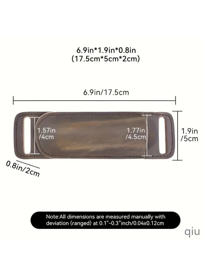 Dark Brown Lightweight Waist Bag Durable Fixed Strap Hip Pack for Daily Outdoor Adventures - Image 2