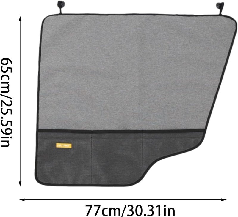 Car Door Protector Dog Mat | Scratch Proof Protection Cover | Door Protector from Dog Scratching | for SUVs Trucks RVs Minivans Pickups - Image 5