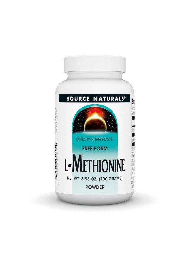Source Naturals L-Methionine Free Form Powder - Amino Acid Supplement - 100 Grams - Image 1