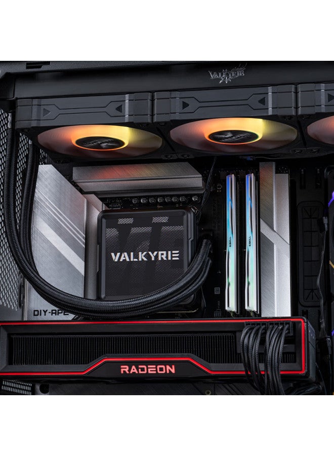 Valkyrie B360-gt Vk All-in-one Cpu Liquid Cooler 3.95-inch Ips Lcd Display Multi-platform Support Argb Lighting Effects One-line Ventilation Fan - Image 5