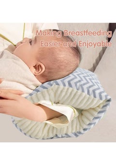 Oasisgalore Cozy Cradle Pillow, Soft Cotton Pillow, Arm Pillow for Feeding Baby Travel Portable  - Image 2