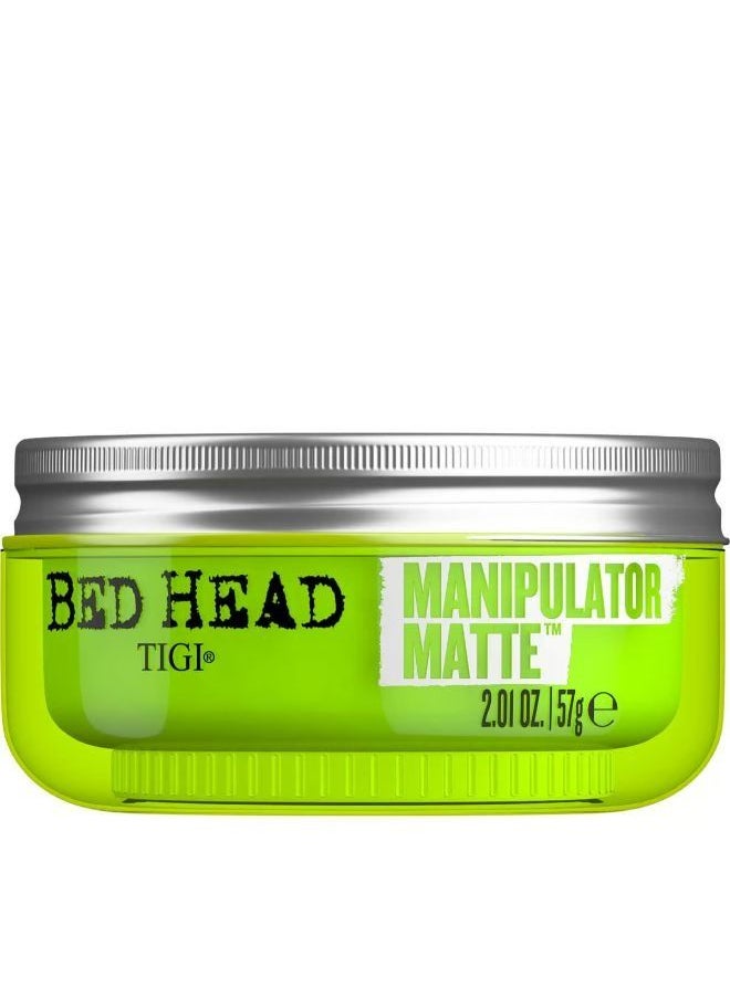 Bed Head Tigi - Manipulator Matte Hair Wax Paste with Strong Hold 57g - Image 1
