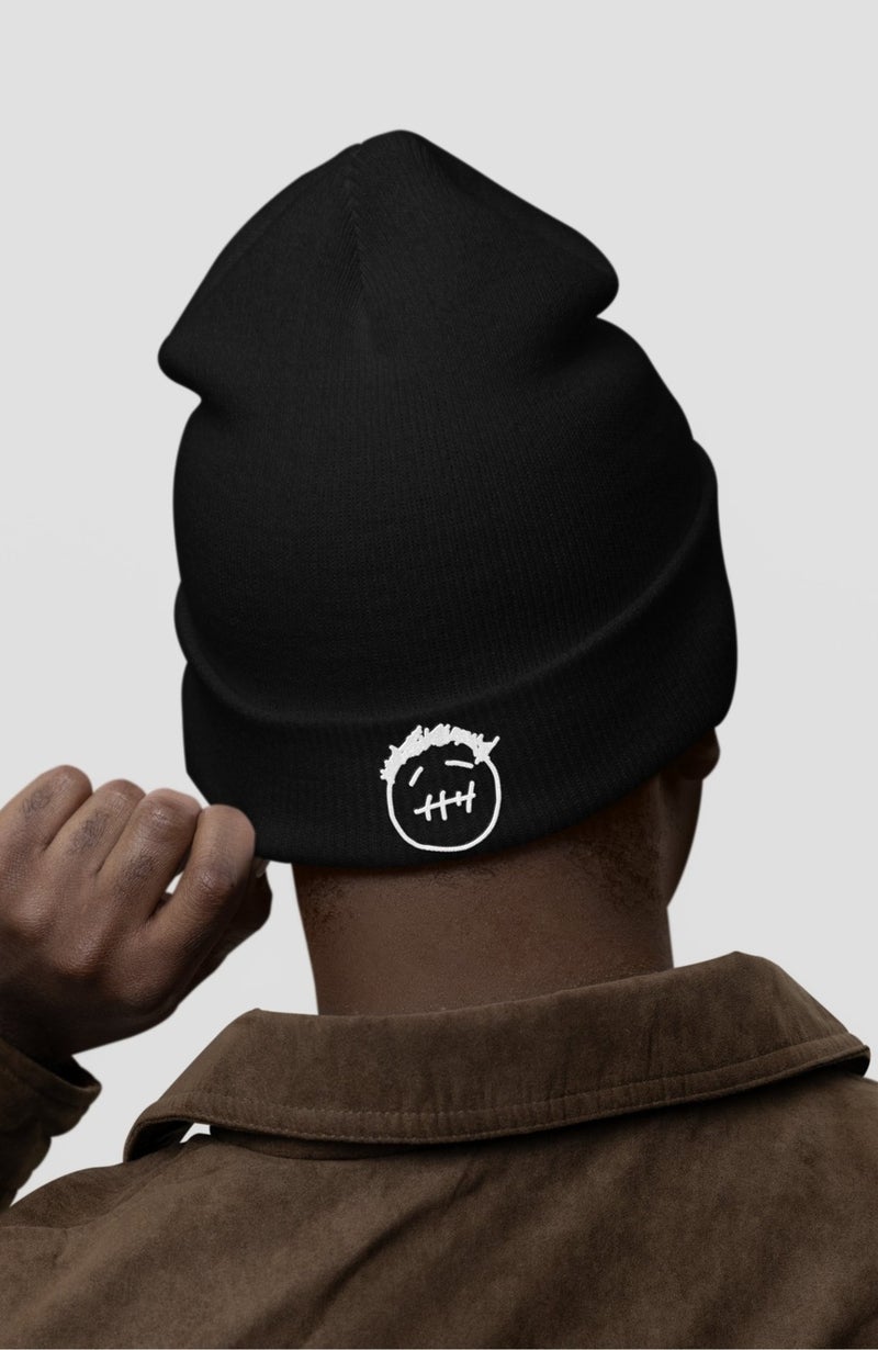 Fuddy Moda Travis Scott Logo Printed Outdoor Foldable Beanie, Rapper Printed Camisole Winter Hat  - Image 4