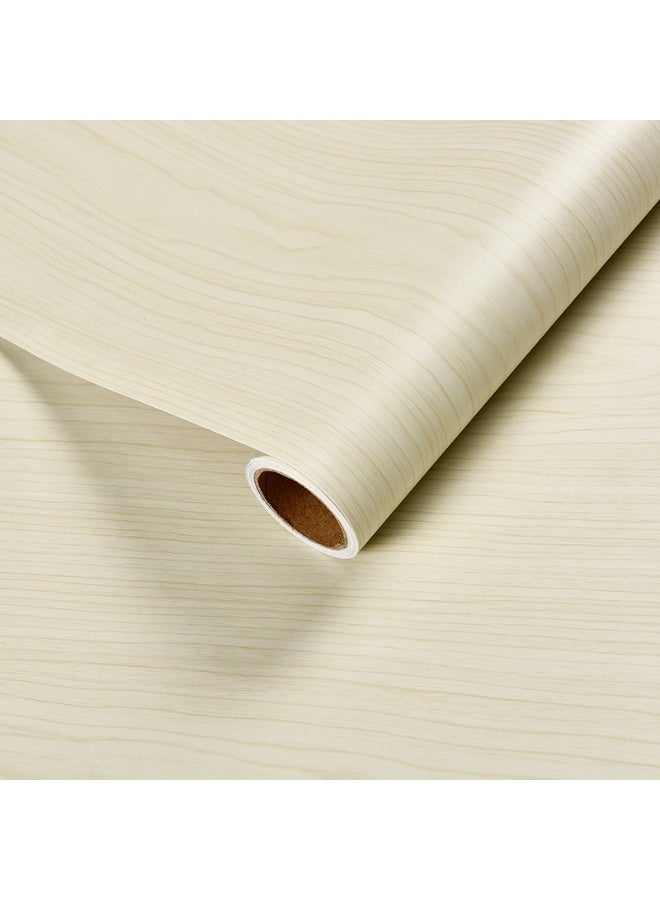 آنا ورق حائط ذاتي اللصق بتصميم خشبي مقاوم للماء والرطوبة والزيوت - 40 سم × 10 م - Image 1