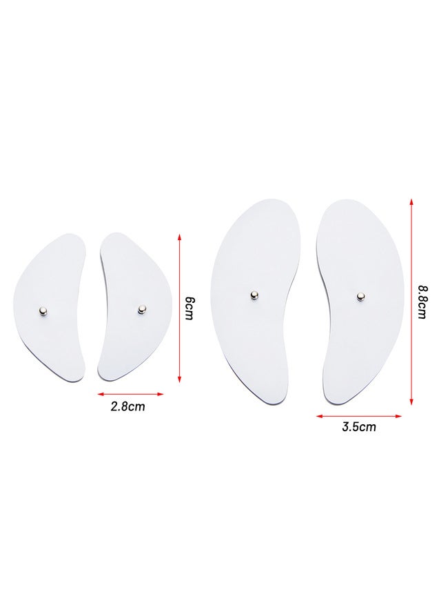 Generic - Portable EMS Foot Massager USB Charged Mat Two pairs of crescent-shaped patches - Image 1