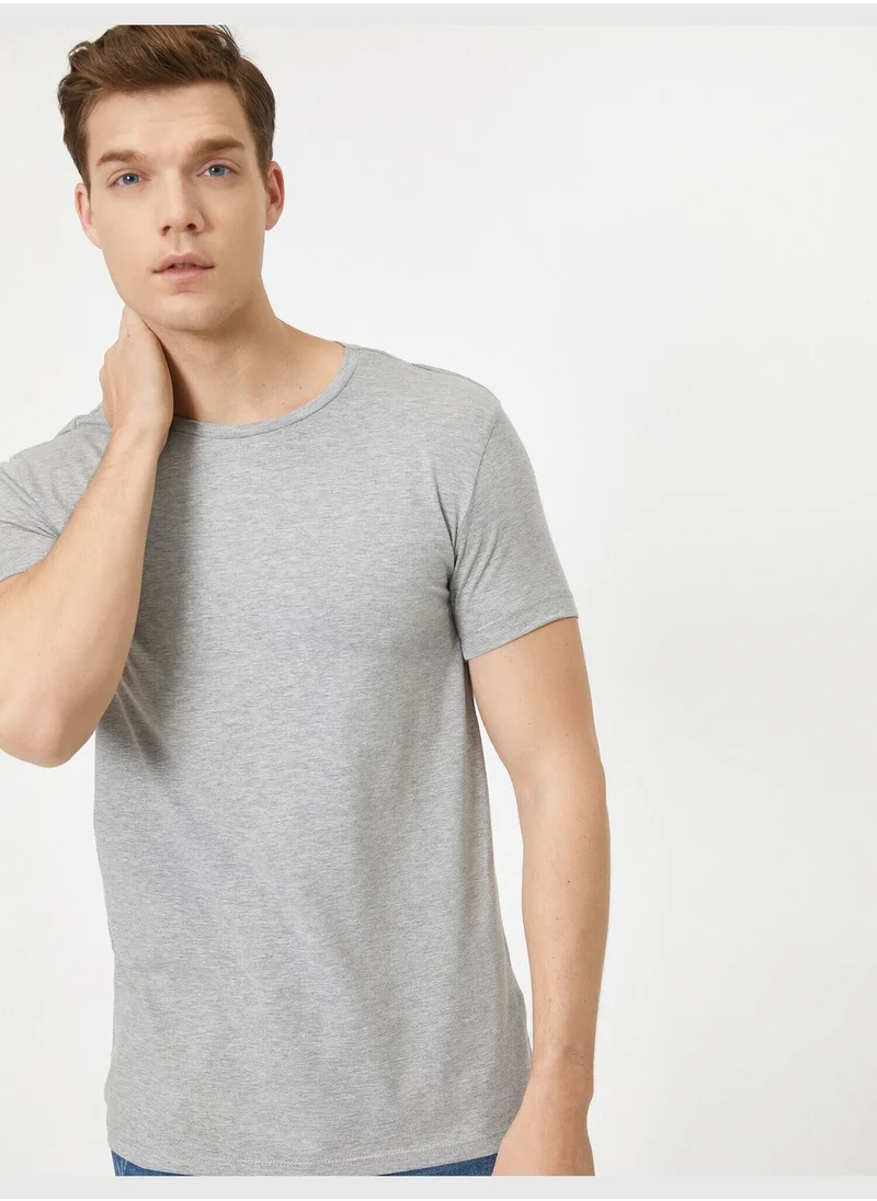 KOTON Basic T-Shirt Crew Neck