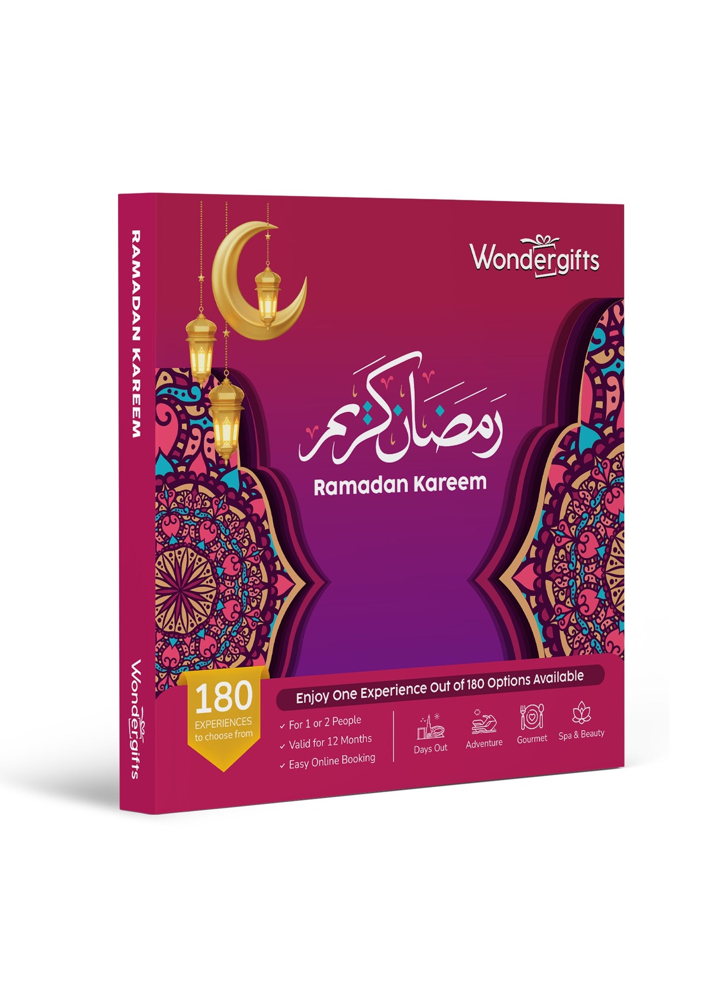 Wondergifts Ramadan Kareem Gift Box: 200+ Selections of Gourmet, Spa, Adventure and More 