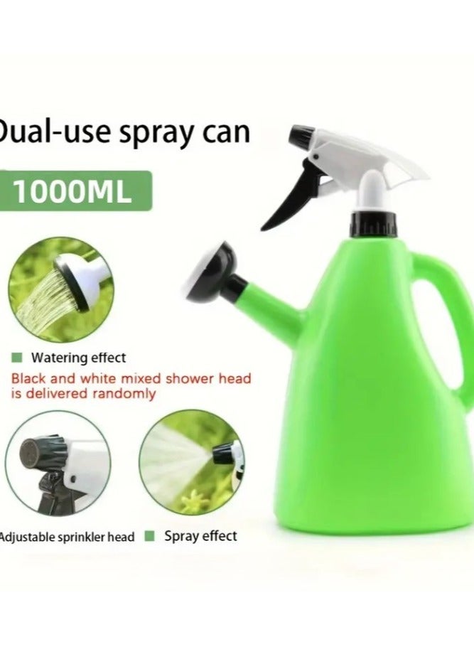 Generic Watering and misting pot for garden plants and flowers1 liter  green colour  - Image 5