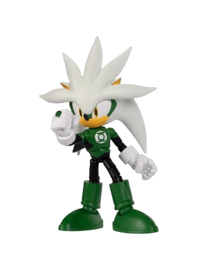 Sonic DC Heroes Multipack Action Figures Set 42909 | Sonic Flash, Silver Green Lantern & Shadow Batman Figures - Image 3