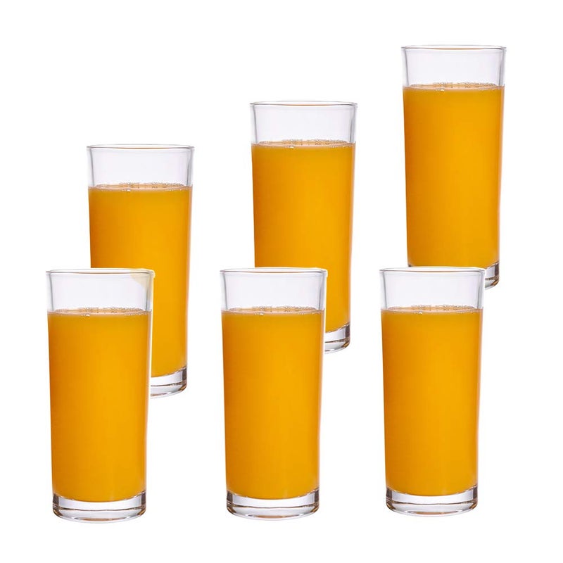 Amlong Crystal Amlong Crystal Lead-Free Highball, Water or Juice Glasses - 10 oz, Set of 6  - Image 1