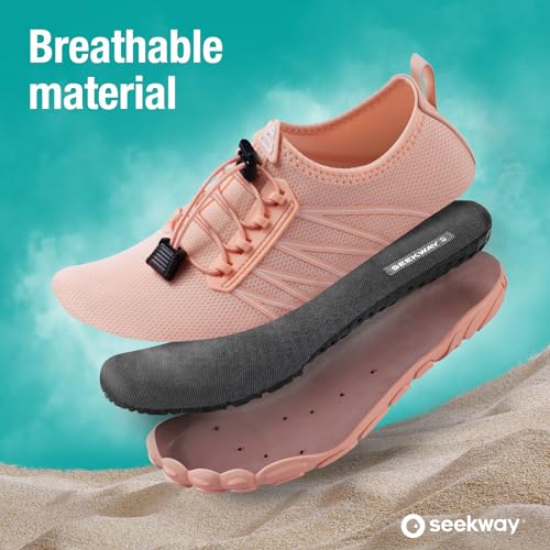 SEEKWAY Water Shoes for Women Adult QuickDry Aqua Sock Barefoot Men for Beach Swim River Pool Lake Hiking Kayaking Surfing - Image 3