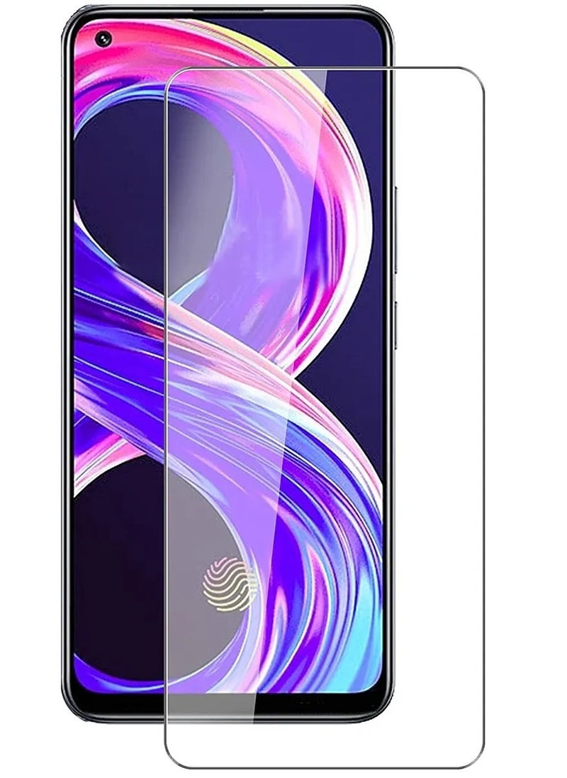 Super Tempered Glass Screen Protector Clear Designed For Realme 8  Full Screen Coverage And Bubble Free - Image 1