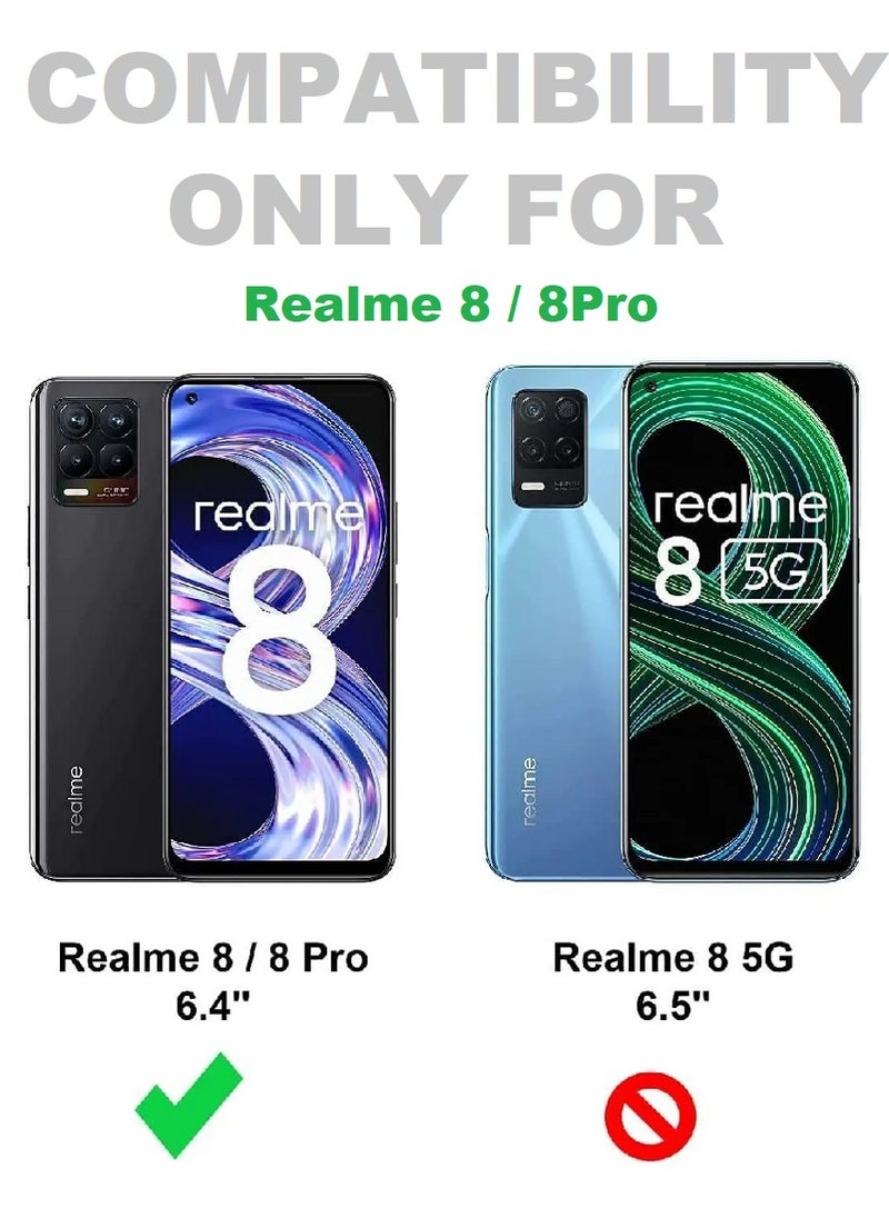 Super Tempered Glass Screen Protector Clear Designed For Realme 8  Full Screen Coverage And Bubble Free - Image 3