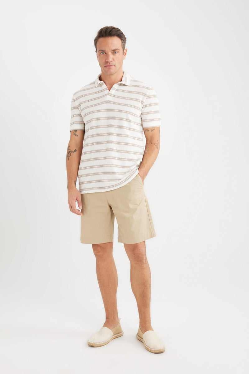 DeFacto Man Regular Fit Gabardine Bermuda - Image 5