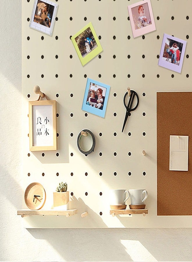 إطار صور مغناطيسي، إطار صور صغير بحجم 2.8 × 3.4 بوصة، إطار ثلاجة مغناطيسي مزدوج الجوانب لكاميرات فوجي فيلم () - Image 4