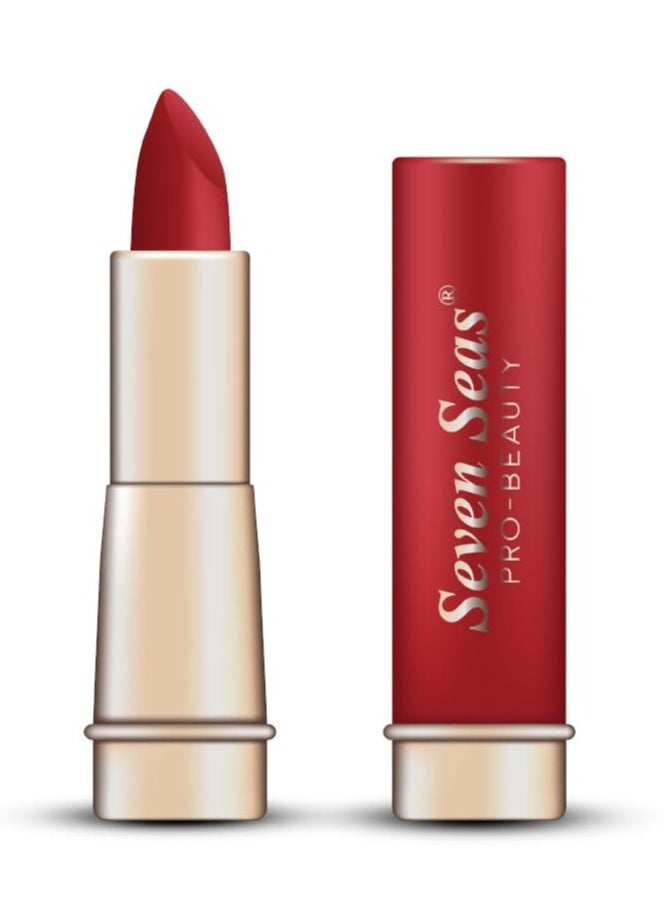 Seven Seas Seven Seas Stay Classy Matte Lipstick Full Coverage Long Lasting Lipstick Smooth Application Transferproof and Smudge Proof  Highly Pigemented Lipstick for Women Upsdell Red  - Image 1