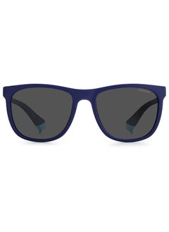 Polaroid Kids Unisex Square Sunglasses PLD 8049/S  BLUE AZUR 49  - Image 3