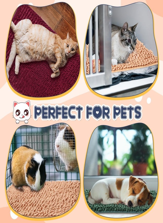 Fanfanwin 6 Pcs Guinea Pig Cage Liner 16 x 24 Inch for Guinea Pig Cage Bedding Reusable Rabbit Mat Pad Washable Training Pad Animal Sleeping Bedding Mat - Image 5