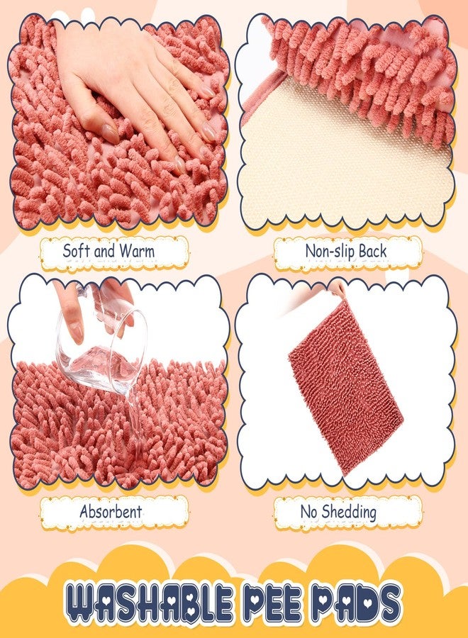 Fanfanwin 6 Pcs Guinea Pig Cage Liner 16 x 24 Inch for Guinea Pig Cage Bedding Reusable Rabbit Mat Pad Washable Training Pad Animal Sleeping Bedding Mat - Image 3