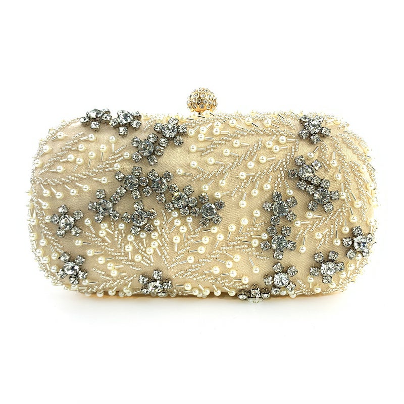 2023 Chaozhou Hengmei Hand-Held Evening Bag Handmade Beaded Embroidery Bag Ladies Evening Bag Clutch Bag - Image 1