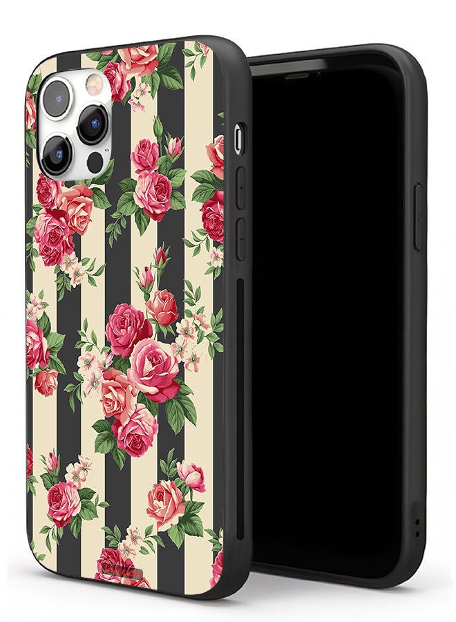 Tolwak حافظة حماية آبل آيفون 11 برو بنمط الورود - Image 1