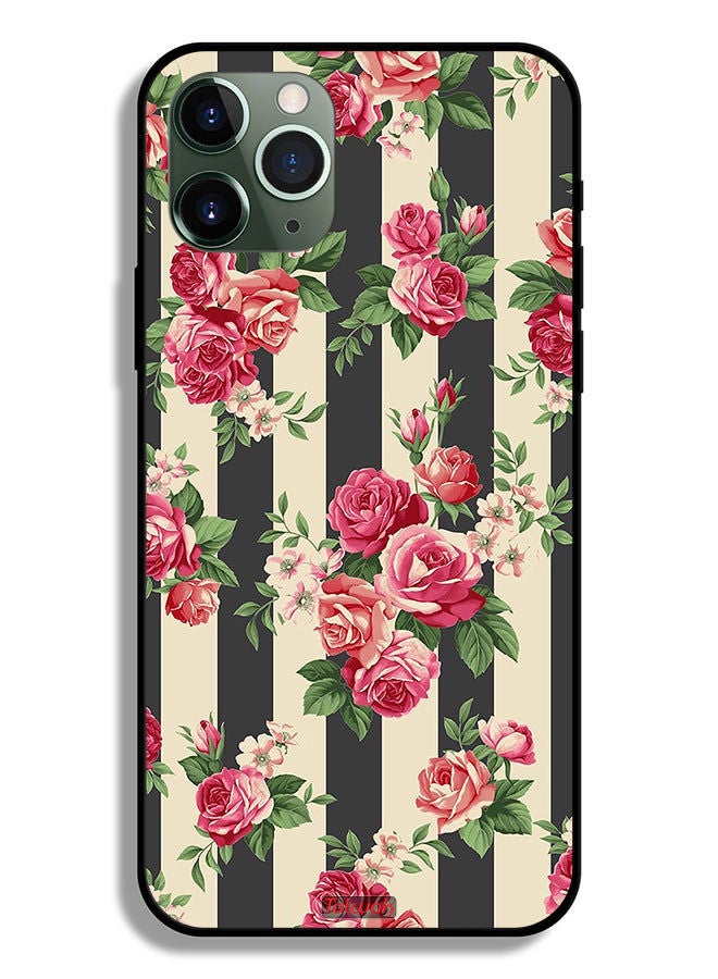 Tolwak حافظة حماية آبل آيفون 11 برو بنمط الورود - Image 2