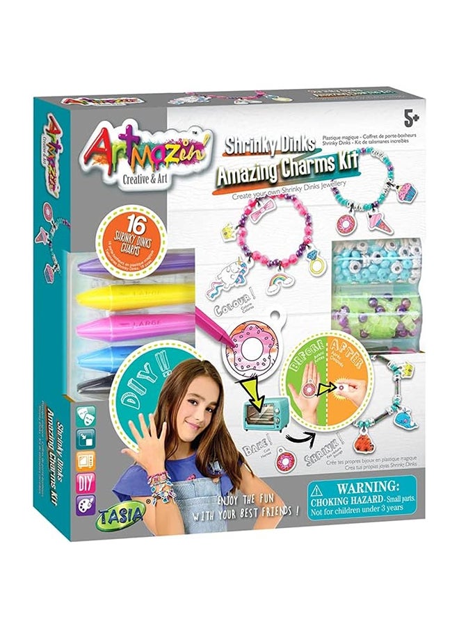 TASIA Artmazin Creative and Art Shrinky Amazing Charms Kit - T08243-A-A 