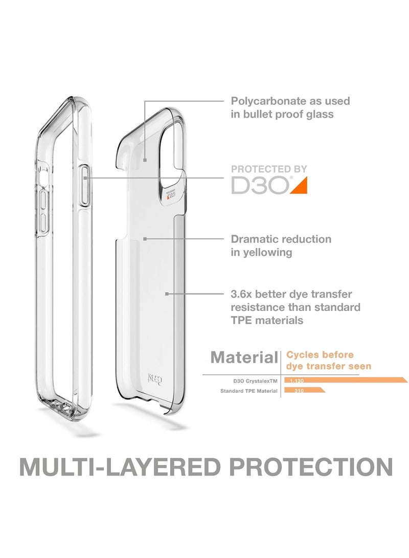 IPhone 15 Crystal Palace Clear Case With Advanced Impact Protection Approved By D3O Slim Tough Design