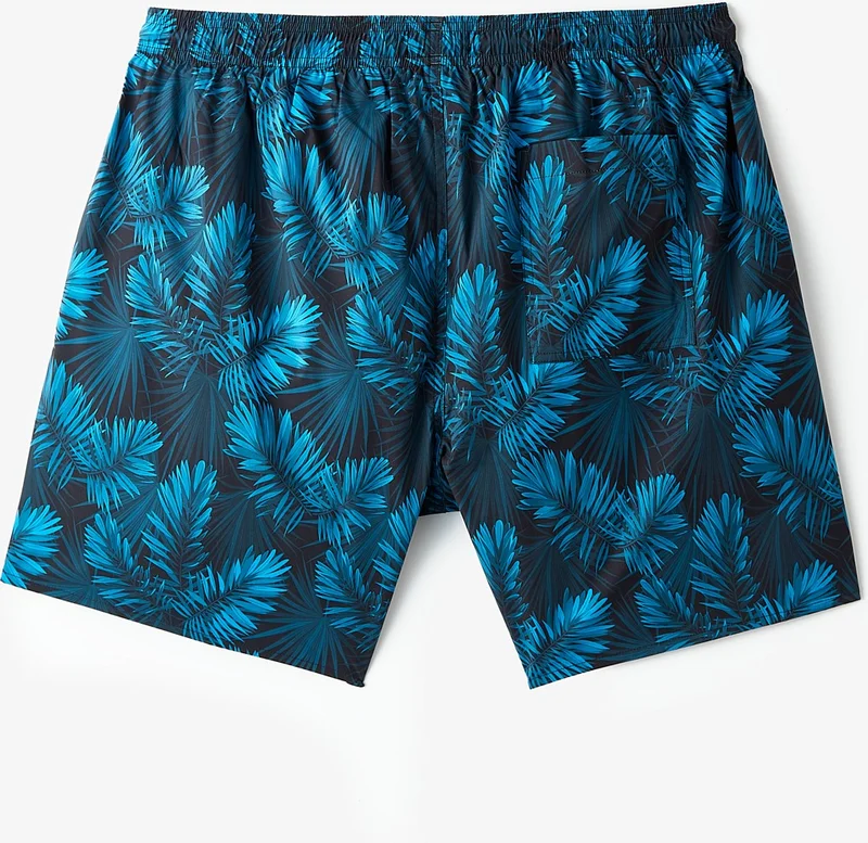 جون Men's Regular Fit Patterned Denim Shorts