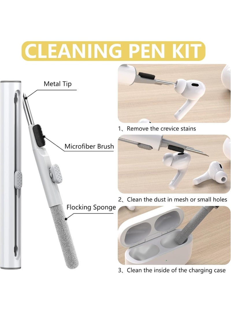 Soft Silicone Protective Case Cover for AirPods Pro 2 with Cleaner Kit and Keychain - Image 3