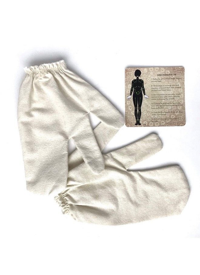 Healm - 100% Raw Silk Garshana Gloves | Ayurvedic Massaging Mitts For Women | Dry Massage Brush For Lymphatic Drainage Acne Scars Cellulite & Toxin Removal | Quick Simple Instructions - Image 1