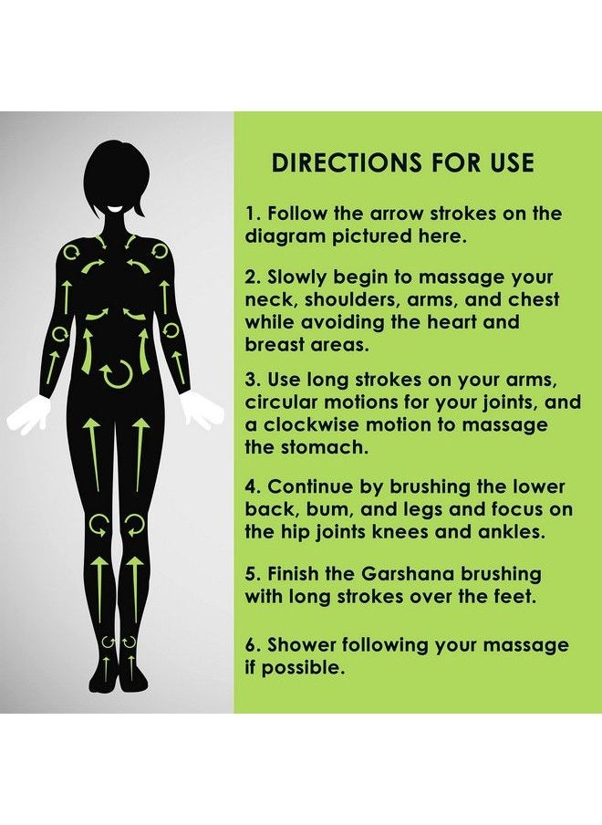 Healm - 100% Raw Silk Garshana Gloves | Ayurvedic Massaging Mitts For Women | Dry Massage Brush For Lymphatic Drainage Acne Scars Cellulite & Toxin Removal | Quick Simple Instructions - Image 1