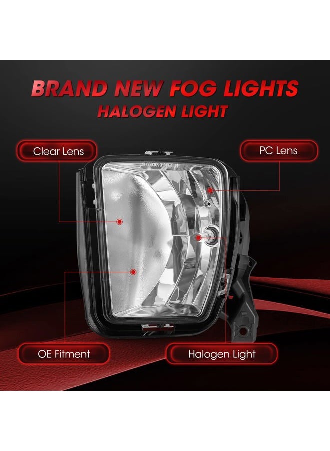 WEZEMLIGHT Fog Light Lamp Assembly For 2013 2014 2015 2016 2017 2018 Dodge Ram 1500 with 9006 12V 55W Halogen Bulbs Included Switch And Wiring Kit - Image 3