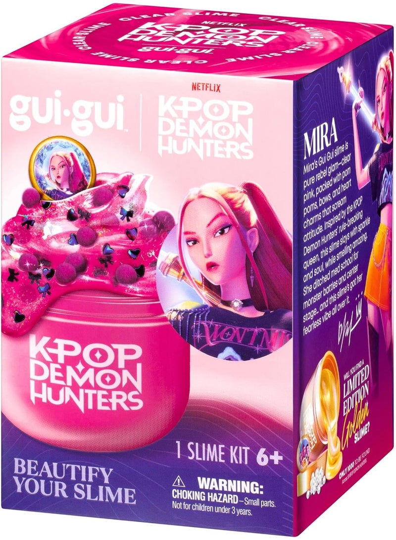 **مجموعة غوي-غوي سلايم K-Pop Demon Hunters – عبوة فردية – ميرا سلايم شفاف** | **غوي-غوي** | **سلايم قابل للجمع** | **أفكار ممتعة وإبداعية** | **يساعد على تنمية المهارات الحسية** | **لعبة مسلية** | **لعبة لتخفيف التوتر للأطفال** - Image 2