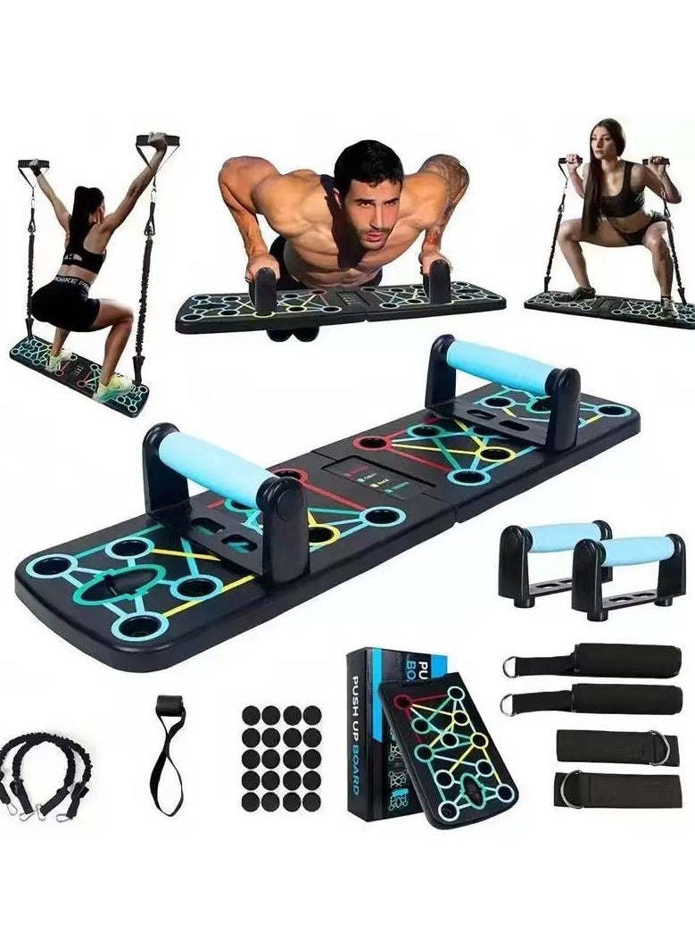 founder fitness Push Up Board, Portable Exercise Equipment, Multi Workout Push-Up Board, Full Body Workout at Home - Image 1