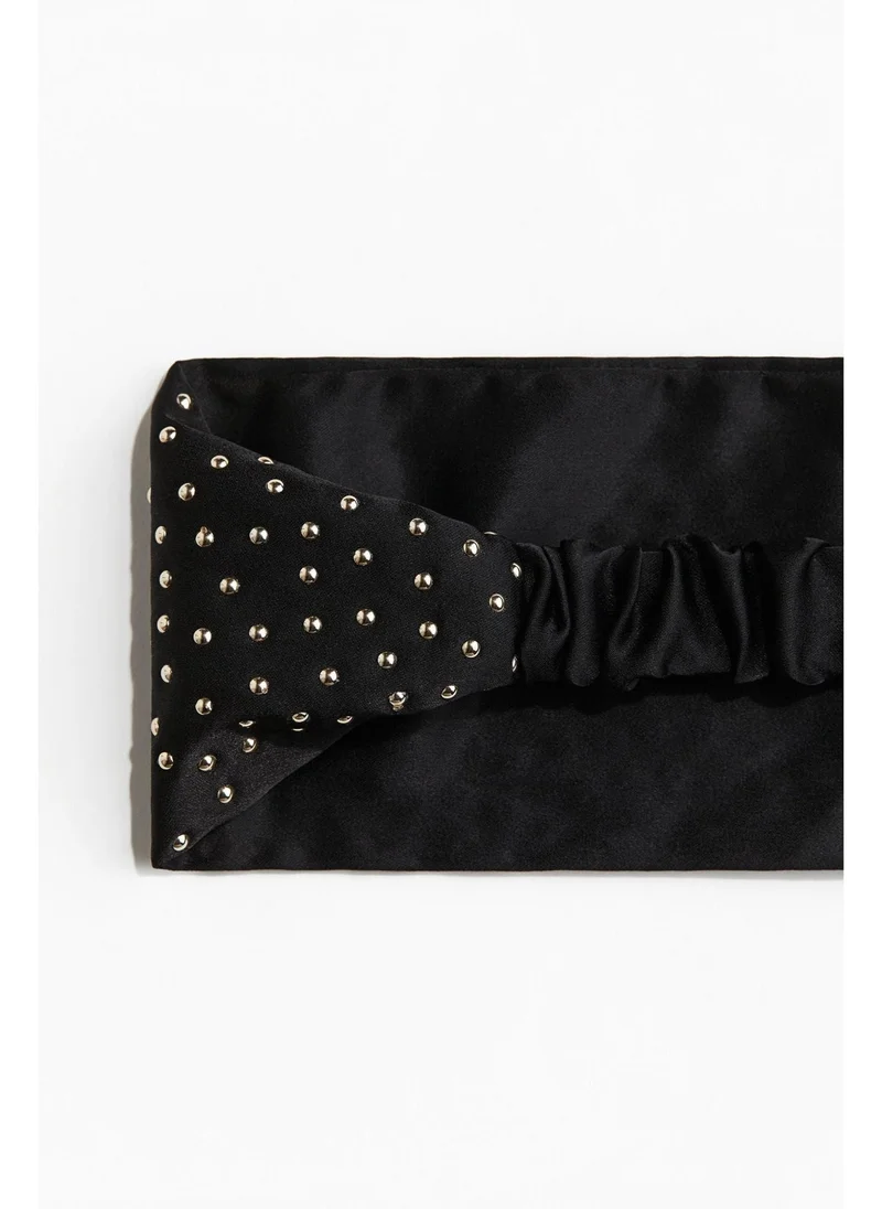 H&M Studded Satin Hairband