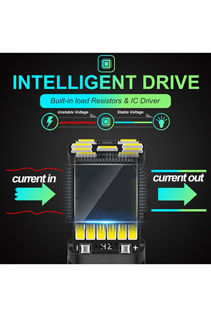 rayihni T15 WHITE 2pcs T15 4014 45chips W16W LED Backup Light Reserve Lamp Canbus Bulbs NO Error High Power - Image 3