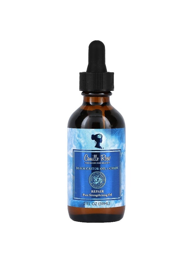 Camille Rose, Black Castor Oil + Chebe, 2 fl oz (59 ml) - Image 1