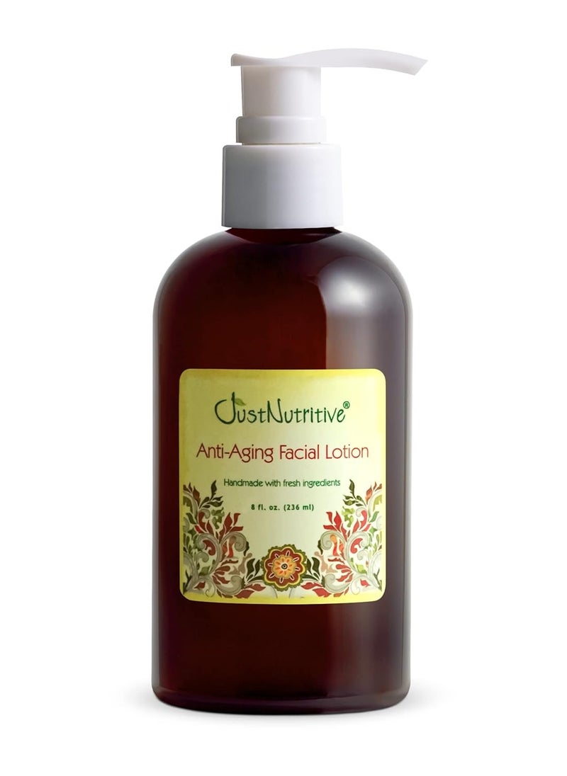 Just Nutritive Just Nutritive Anti-Aging Nutritive Facial Lotion | Anti-Aging Treatment | Nutritive ingredients to help your skin repair and renew itself | Wrinkle Treatment | Eye Bags | Fine Lines 8 fl oz  - Image 1