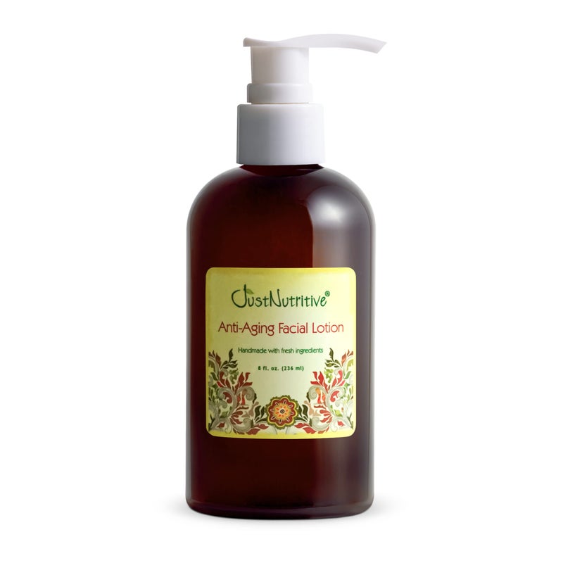Just Nutritive Anti-Aging Nutritive Facial Lotion | Anti-Aging Treatment | Nutritive ingredients to help your skin repair and renew itself | Wrinkle Treatment | Eye Bags | Fine Lines 8 fl oz - Image 1