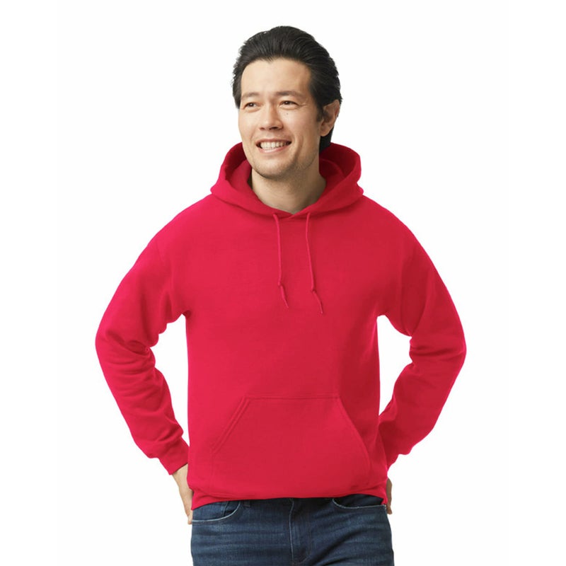 Gildan Adult Fleece Hoodie Sweatshirt, Style G18500, Multipack, Red (1-Pack), Medium - Image 1