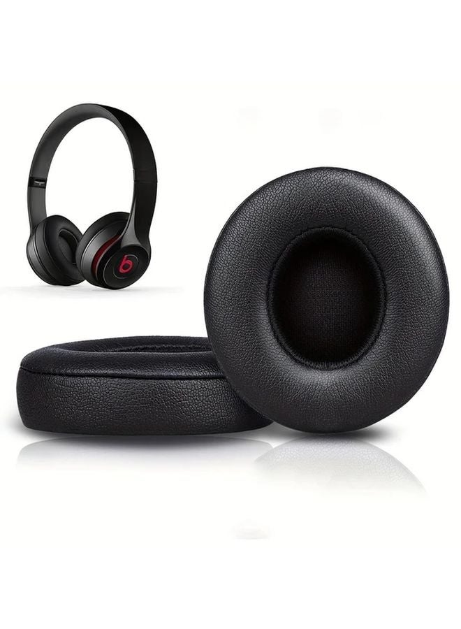 Blue Replacement Ear Cushions For Beats Solo 2 3 Wireless Headphones Comfortable Protein Foam Earpads - Image 2