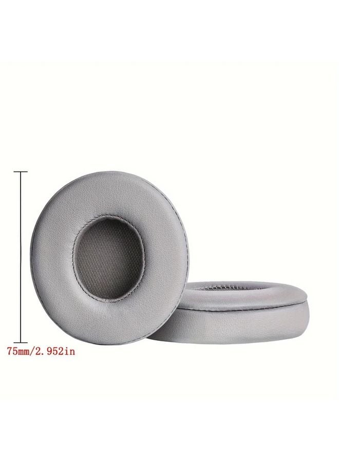 Blue Replacement Ear Cushions For Beats Solo 2 3 Wireless Headphones Comfortable Protein Foam Earpads - Image 3