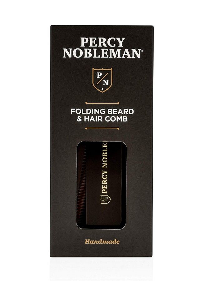 Percy Nobleman Acetate Folding Beard & Hair Comb By Percy Nobleman Ideal For Use On Beards & Hair. - Image 3
