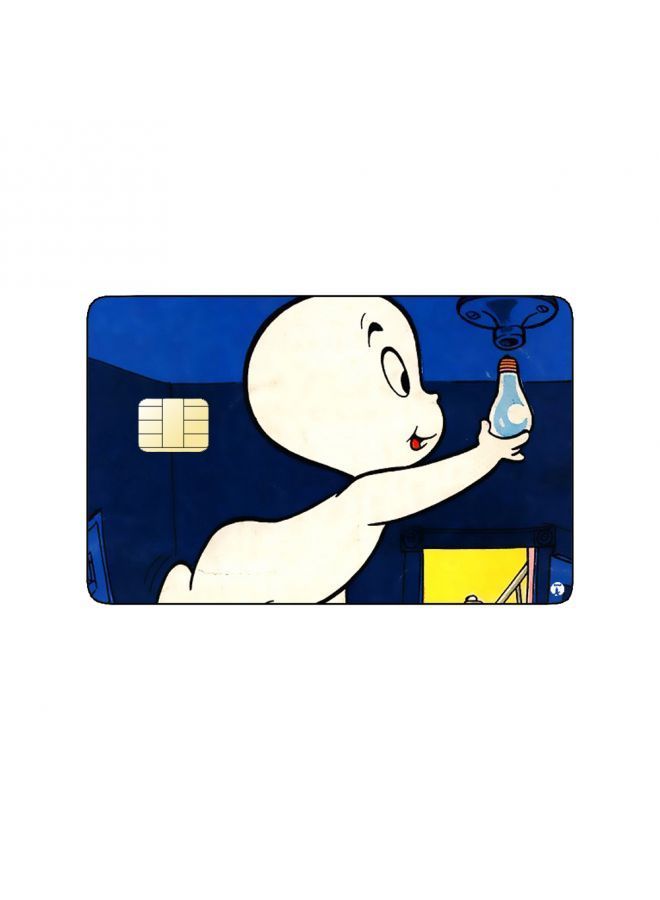 RKN PRINTED BANK CARD STICKER Animation Casper By Harvey Films - Image 1