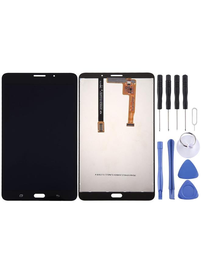 إيروريكس شاشة LCD بديلة أصلية لجهاز Galaxy Tab A 7.0 إصدار 2016 3G / T285 مع محول رقمي كامل التجميع باللون الأسود - Image 1